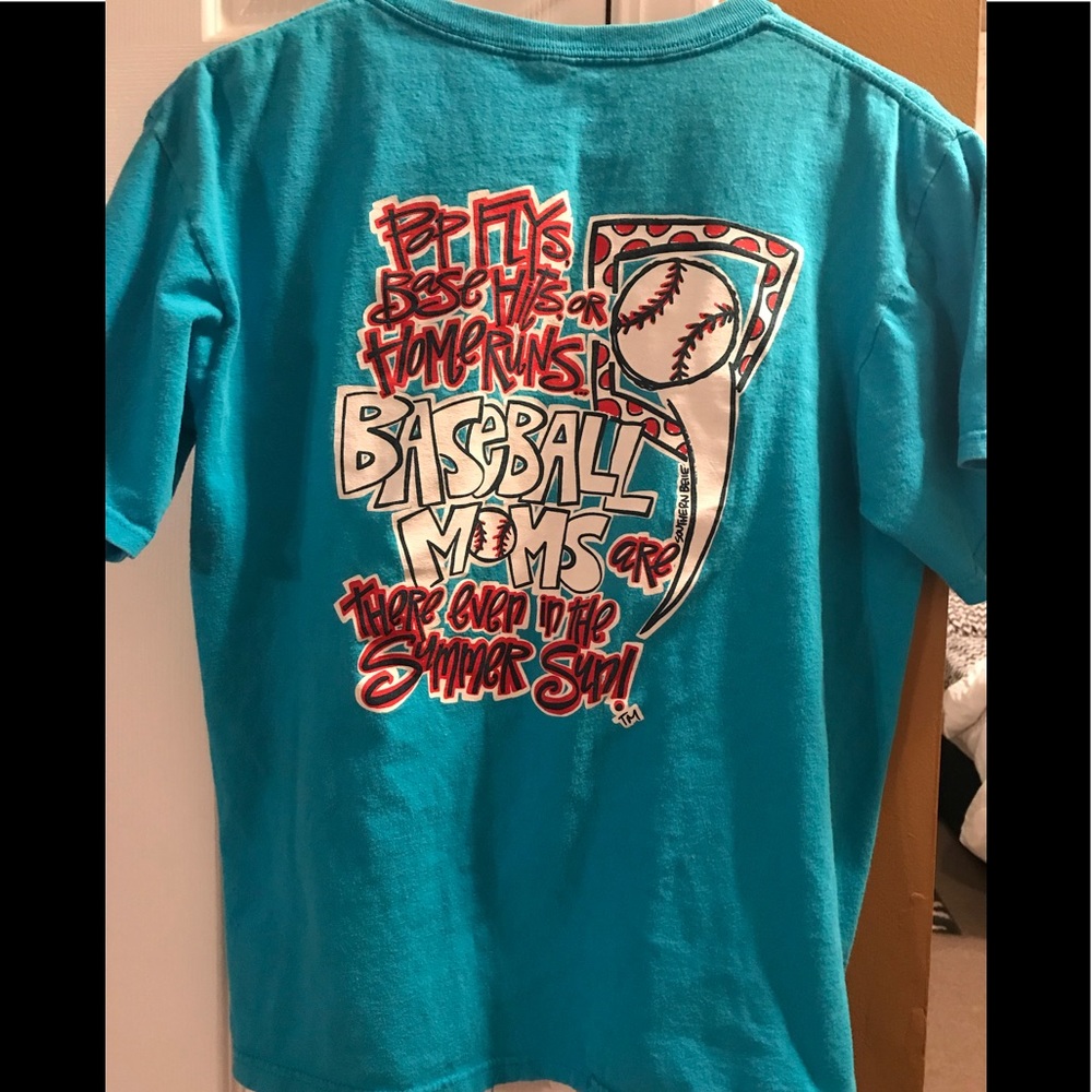 Southern Belle baseball mom shirt medium